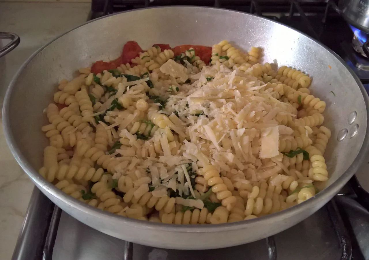 Pasta con la rugola